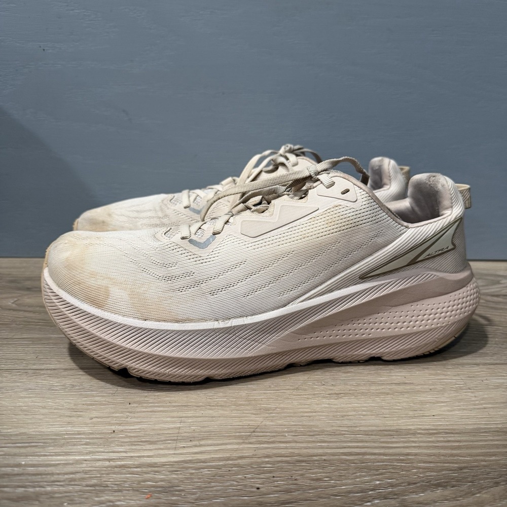 Size 11 - Altra Men’s FWD VIA Running Shoe Off White Beige Blush